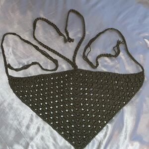 Crochet bandana top